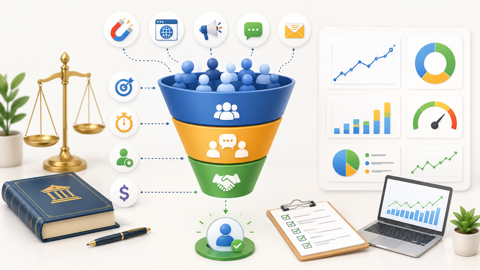 Dashboard de atendimento jurídico: as 7 métricas que sócios precisam monitorar semanalmente - Luiza Hansen