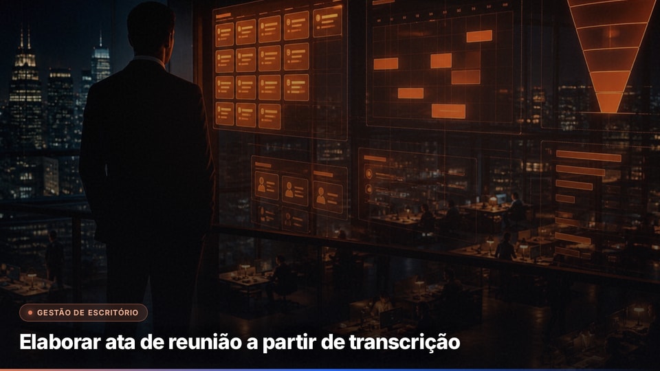 Elaborar ata de reunião a partir de transcrição