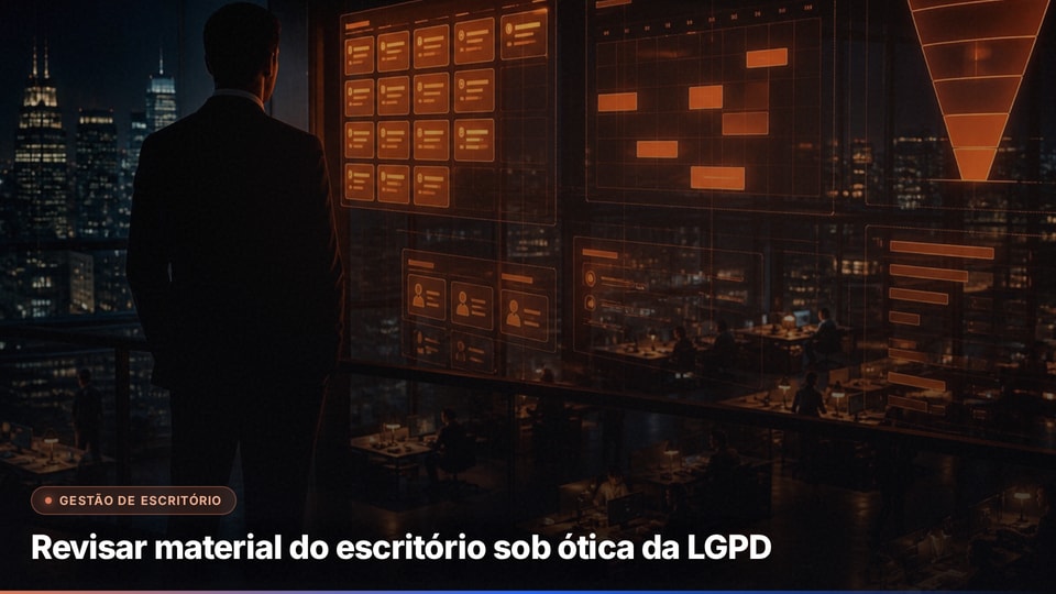 Revisar material do escritório sob ótica da LGPD