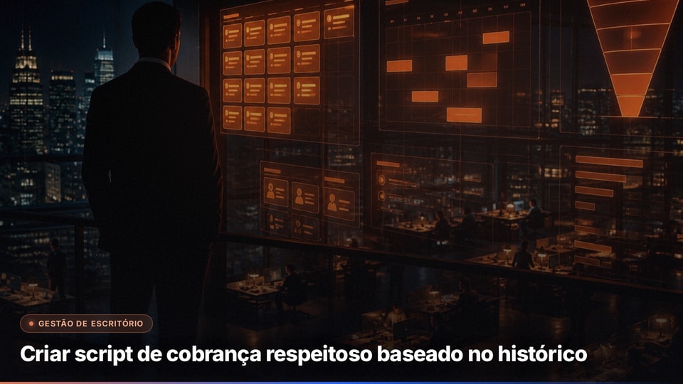 Criar script de cobrança respeitoso baseado no histórico