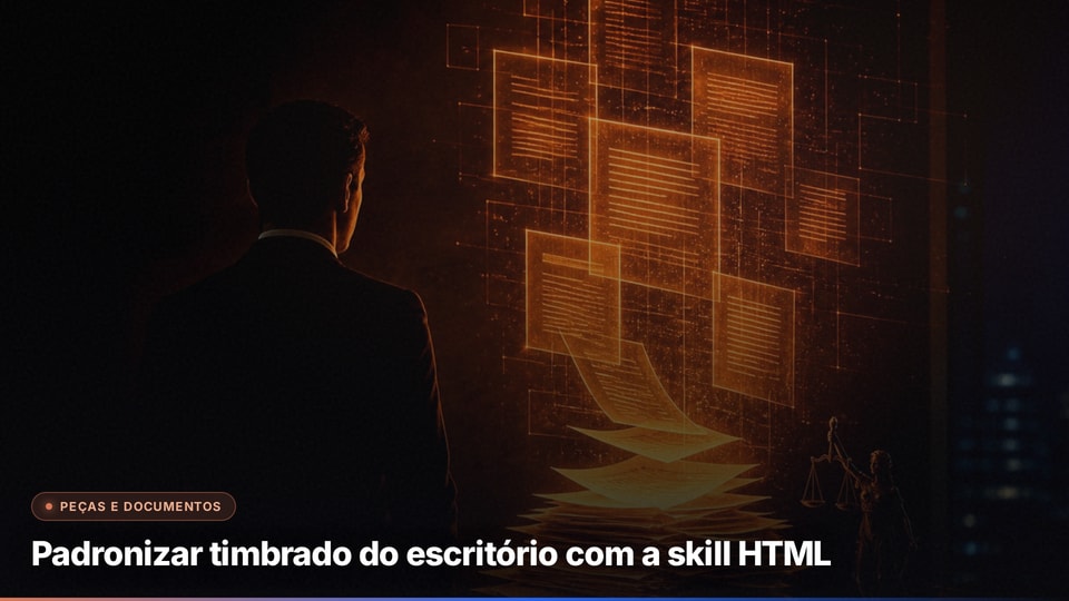 Padronizar timbrado do escritório com a skill HTML