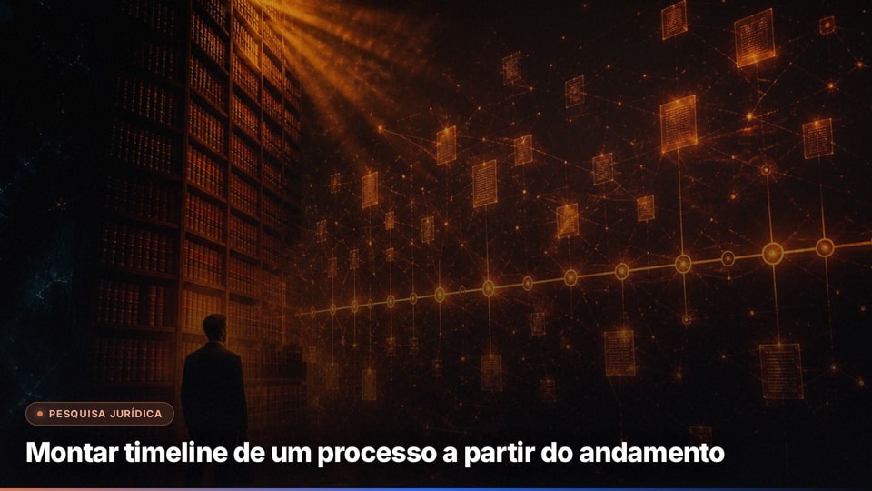Montar timeline de um processo a partir do andamento