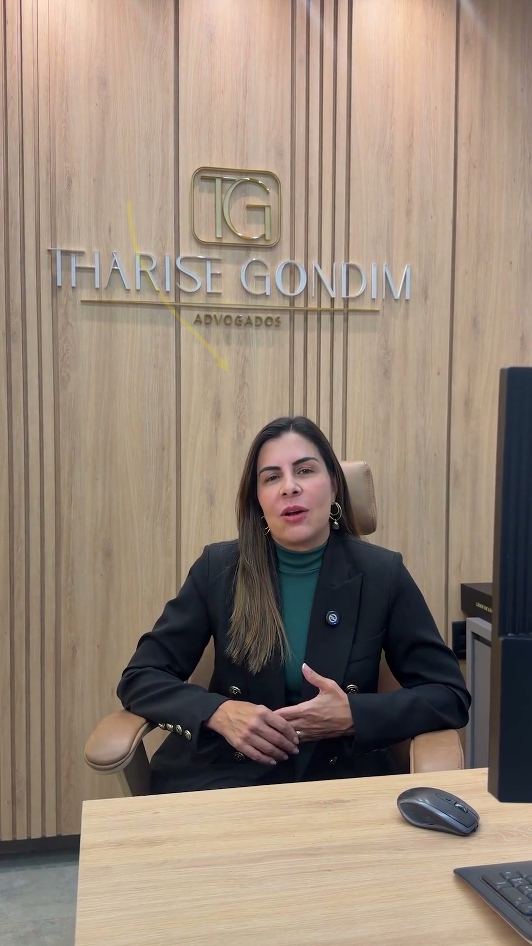 Print do depoimento da Tharise Gondim no momento do produto