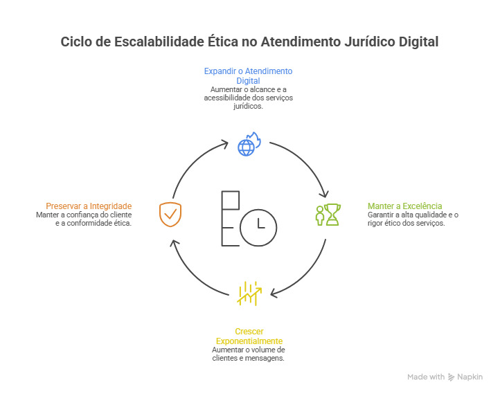 Advogado escalando atendimento jurídico no WhatsApp com inteligência artificial — triagem e qualificação de leads