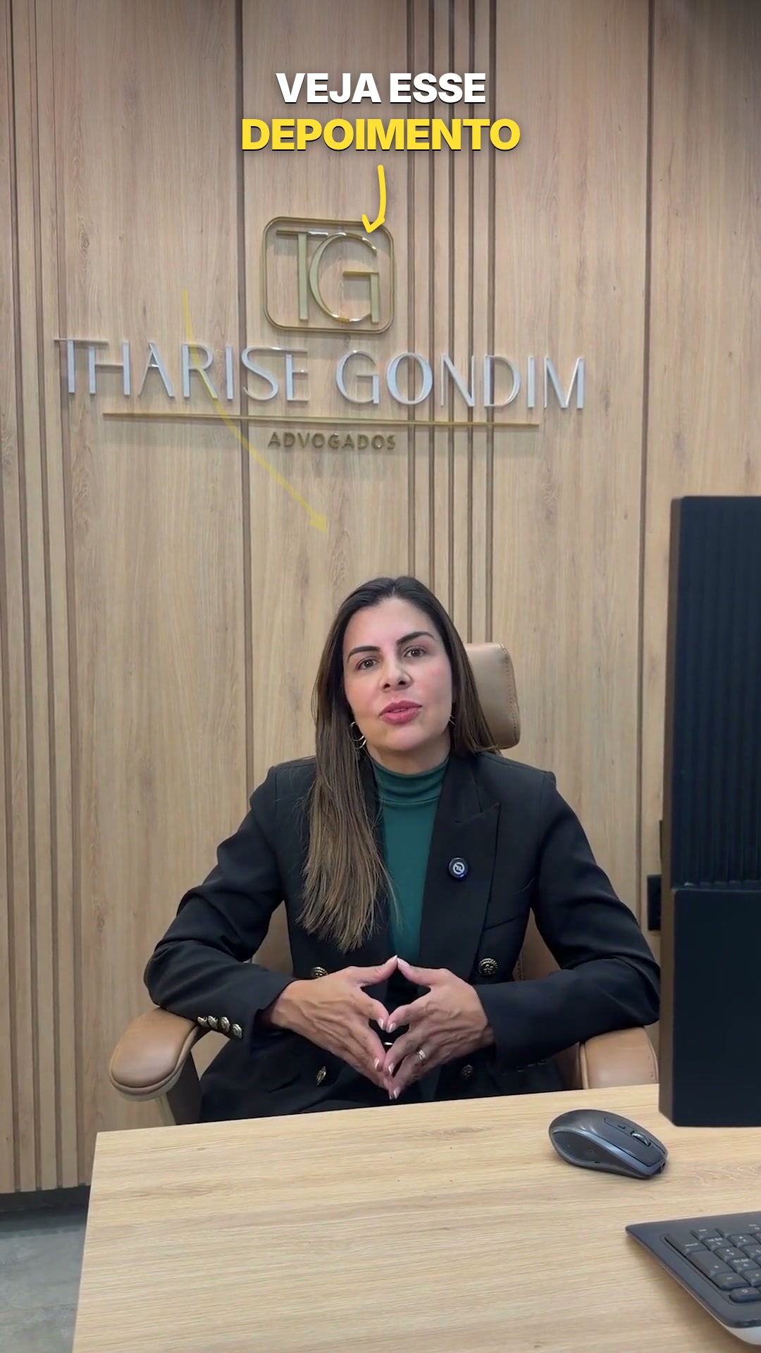 Depoimento da Tharise Gondim sobre o Chat Jurídico