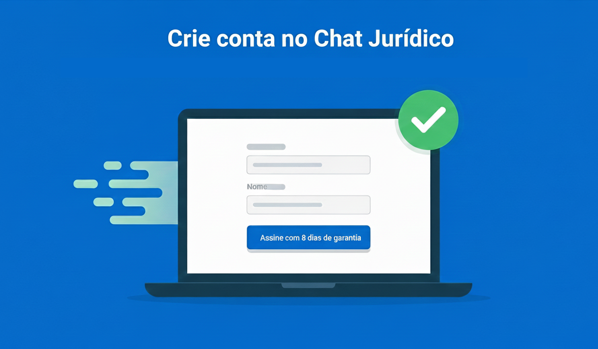 Crie conta no Chat Jurídico